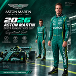 2026 Aston Martin Formula 1 Driver Racing Replica Jumpsuit