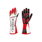 2026 Birel ART Racing Gloves – Red & White
