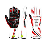 2026 Birel ART Racing Kart Gloves – Red & White