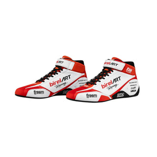 2026 Birel ART Racing Shoes – Red & White - Rustle Racewear