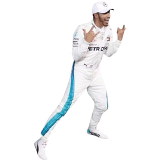 Lewis Hamilton 2018 Replica Race Suit Mercedes AMG Petronas Formula F1 Team