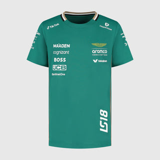 Aston Martin F1 Team Kids 2025 Lance Stroll Driver T-shirt