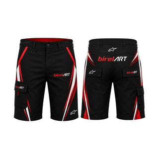 Birel ART Cargo Shorts – Black & Red - Rustle Racewear