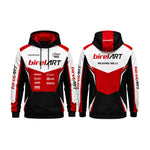 Birel ART Pullover Hoodie – Red, White & Black