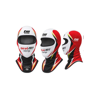 Birel ART Racing Balaclava – Red & White - Rustle Racewear