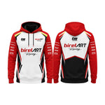 Birel ART Racing Hoodie – Red & White Black