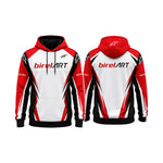 Birel ART Racing Hoodie – Red, White & Black Design