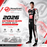 Esteban Ocon 2026 Haas F1 Racing Suit Replica