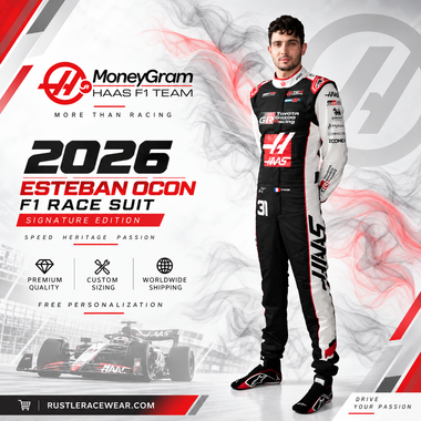 Esteban Ocon 2026 Haas F1 Racing Suit Replica