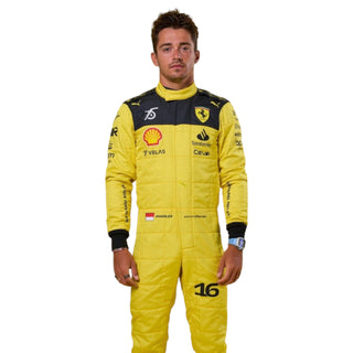 Charles Leclerc 2022 Ferrari's 75th anniversary Suit