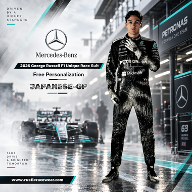 George Russell 2026 F1 Unique Suit – Japanese GP Special Design