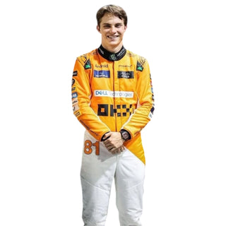 2024 Oscar Piastri McLaren Formula 1 Team Race Suit - Singapore GP