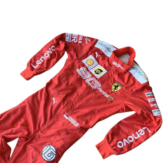 Charles Leclerc 2019 Scuderia Ferrari 90 Years F1 Embroidery Race Suit