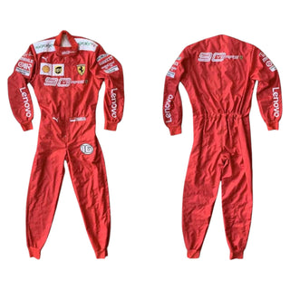 Charles Leclerc 2019 Scuderia Ferrari 90 Years F1 Embroidery Race Suit