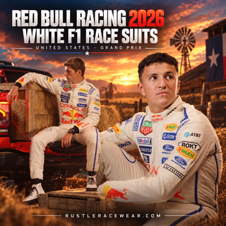 Max Verstappen 2026 Red Bull F1 White Race Suit US- Grand Prix