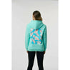 McLaren F1 Women's Miami Palm Graphic Hoodie-Crystal Rose/Aqua Sky - Rustle Racewears