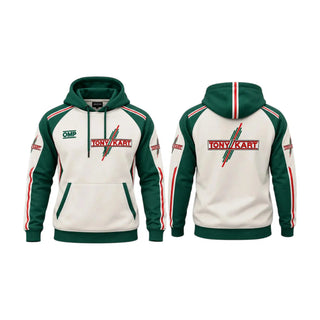 Tony Kart Green & White Racing Hoodie - Rustle Racewear