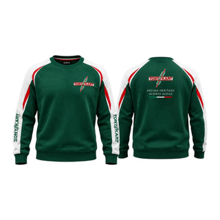Tony Kart Green & White Racing Sweatshirt - Rustle Racewear
