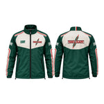 Tony Kart Green & White Windbreaker Jacket