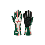 Tony Kart OMP Racing Gloves Green White Red