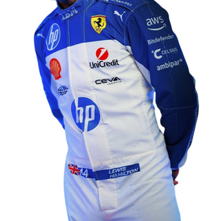 Lewis Hamilton 2025 Ferrari HP Race Suit - Miami GP