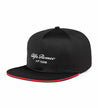 Alfa Romeo Racing F1 2023 Team Black Flat Brim Hat - Rustle Racewears