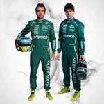 Aston Martin 2025 F1 Racing Team Suit | Fernando Alonso, Lance Stroll - Rustle Racegear