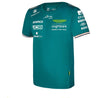 Aston Martin Cognizant F1 2023 Kids Fernando Alonso Team T-Shirt-Youth Green - Rustle Racewears