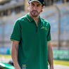 Aston Martin Cognizant F1 Kimoa Fernando Alonso Men's Lifestyle Polo-Shirt - Green - Rustle Racewears