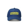 Ayrton Senna Logo Baseball Hat - Navy/Green - Rustle Racewears