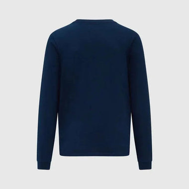 Ayrton Senna Long Sleeve T-Shirt - Blue - Rustle Racewears
