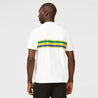 Ayrton Senna Men's Helmet Striped T-Shirt - Rustle Racewears