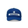 Ayrton Senna Replica Nacional Hat- Blue - Rustle Racewears