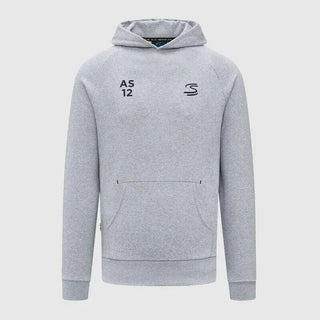 Ayrton Senna Seasonal Graphic Hoodie - Grey - Rustle Racewears