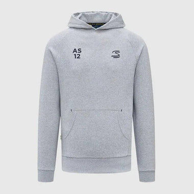 Ayrton Senna Seasonal Graphic Hoodie - Grey - Rustle Racewears