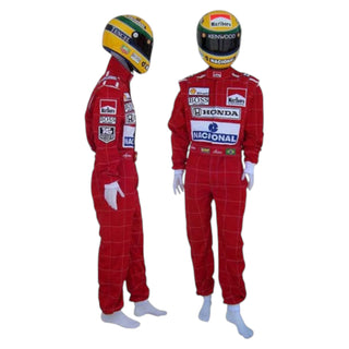 Ayrton Senna 1991 McLaren F1 Embroidery Race Suit Replica