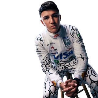 Isack Hadjar 2025 Visa Cash App Racing Bulls Replica Formula Race Suit - British GP