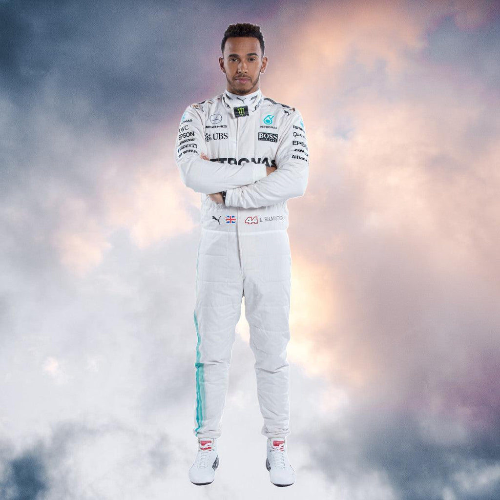 5 Races One Union LEWIS HAMILTON 2017 REPLICA RACE SUIT - MERCEDES-AMG PETRONAS FORMULA ...