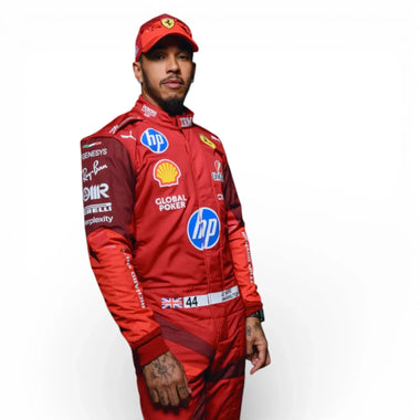 Lewis Hamilton 2025 Scuderia Ferrari HP Las Vegas F1 Race Suit - Rustle Racegear