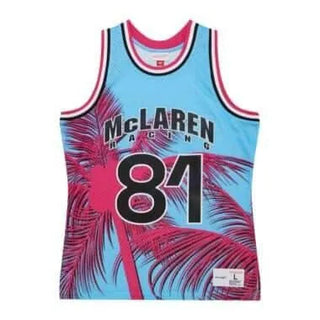 McLaren Racing F1 Special Edition Miami GP Oscar Piastri Mitchell & Ness Basketball Jersey - Rustle Racewears