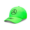 Mercedes AMG Petronas F1 2023 George Russell Special Edition British GP Dad Baseball Hat - Green - Rustle Racewears