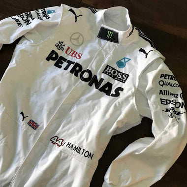 Mercedes AMG Petronas Lewis Hamilton 2017 Replica Racing Suit F1 - Rustle Racewears