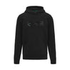 Mercedes Benz AMG Petronas F1 Unisex Stealth Large Logo Hoodie -Black - Rustle Racewears