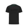 Mercedes Benz AMG Petronas F1 Unisex Stealth Large Logo T-Shirt -Black - Rustle Racewears