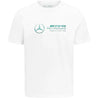 Mercedes Benz F1 Special Edition Lewis Hamilton 2022 Men's Miami GP T-Shirt- White - Rustle Racewears