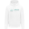 Mercedes Benz F1 Special Edition Lewis Hamilton Men's Miami GP Hoodie - White - Rustle Racewears