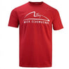 MICK SCHUMACHER T-SHIRT SPEED LOGO RED - Rustle Racewears