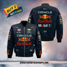 New Sergio Perez 2023 Oracle Redbull Race F1 Team Bomber Jacket™ - Rustle Racewears