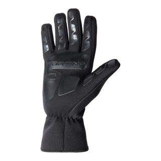 Black Rustle Racewears OMP rain-k karting gloves for professional racing