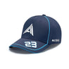 Williams Racing Kids Alex Albon Driver Cap Navy - Rustle Racewears